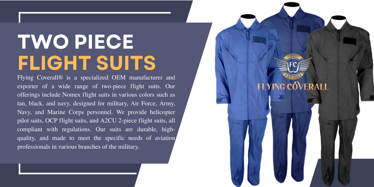 Two Piece Flight Suits